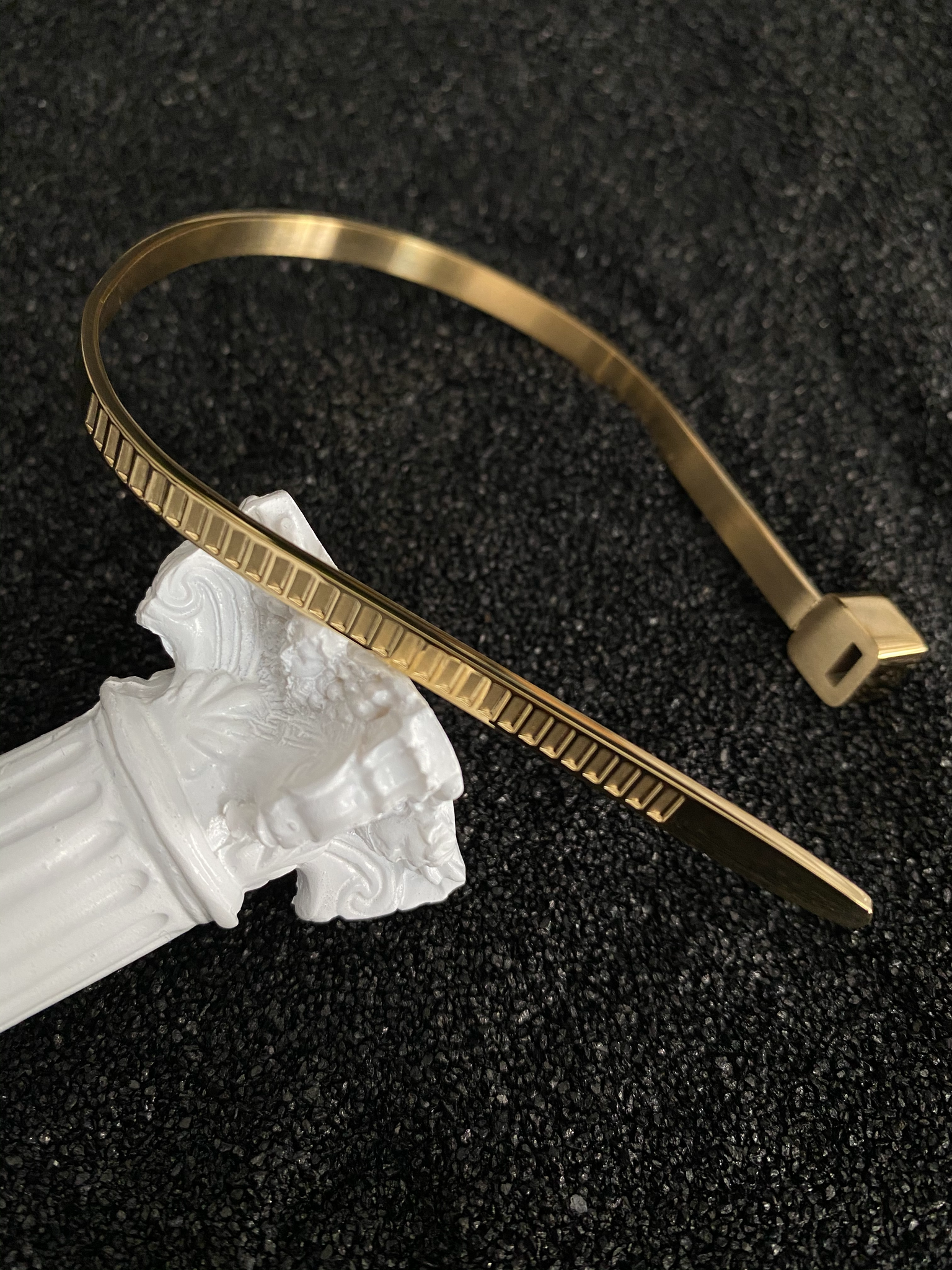 Gold ZipTie Bracelet