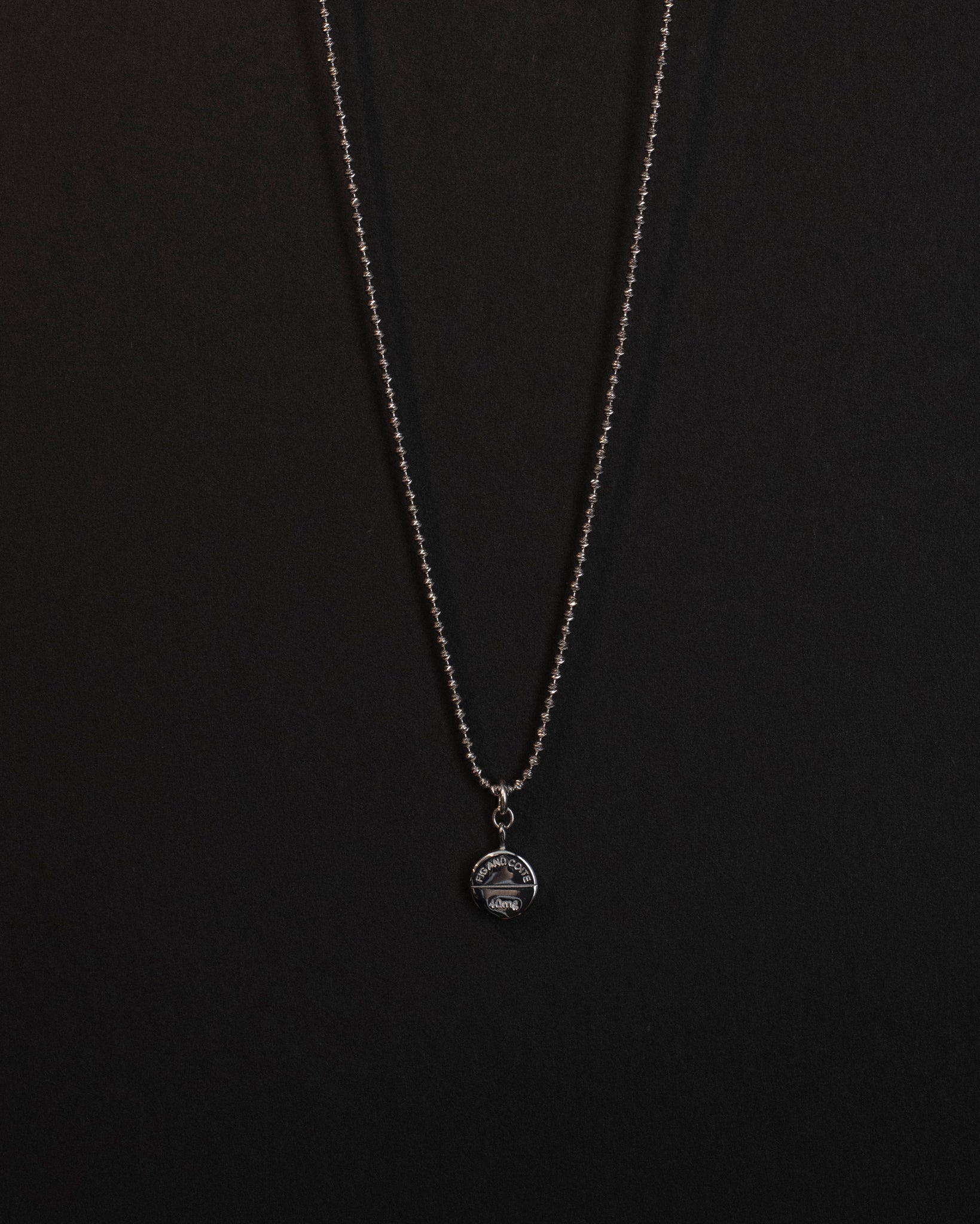 Silver Pressed Pill Necklace