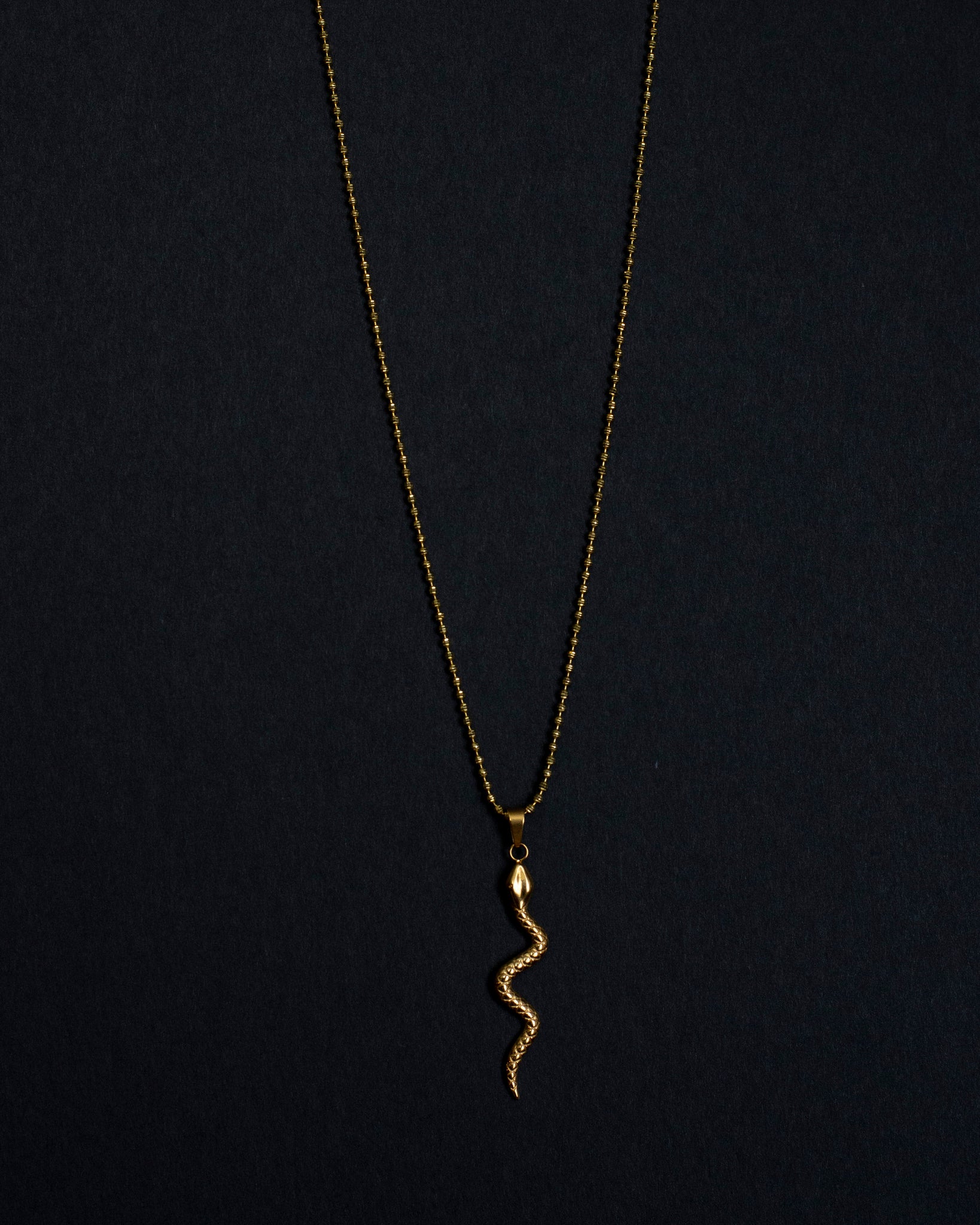 Gold Snake Necklace