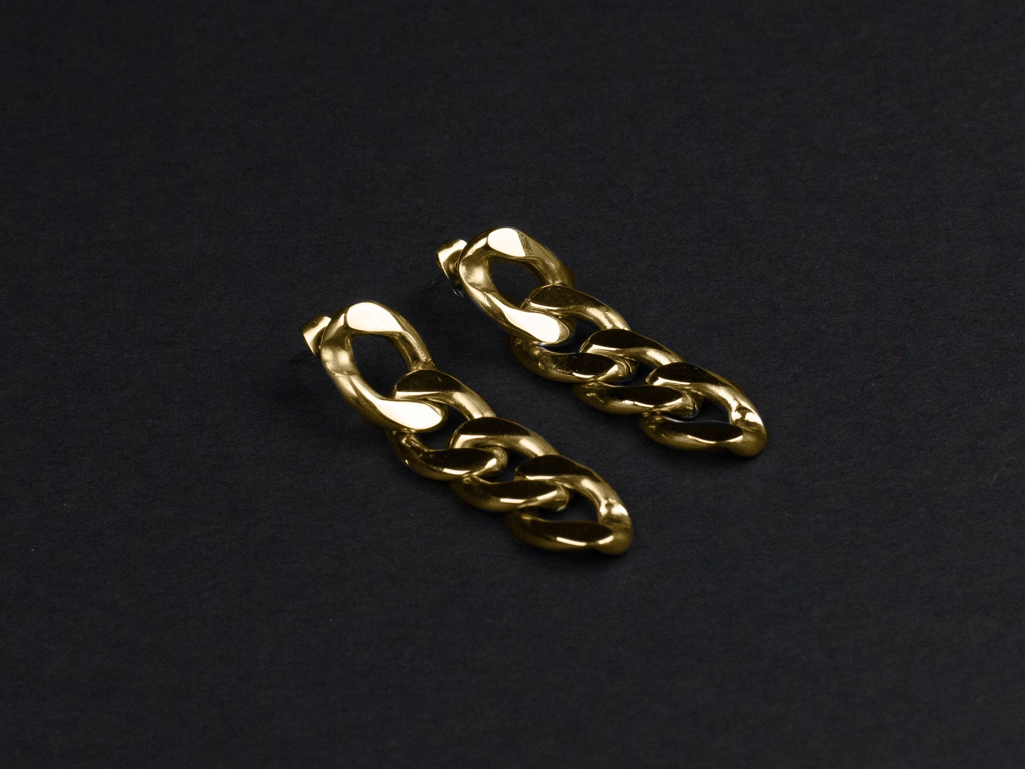 Gold Chain link earrings