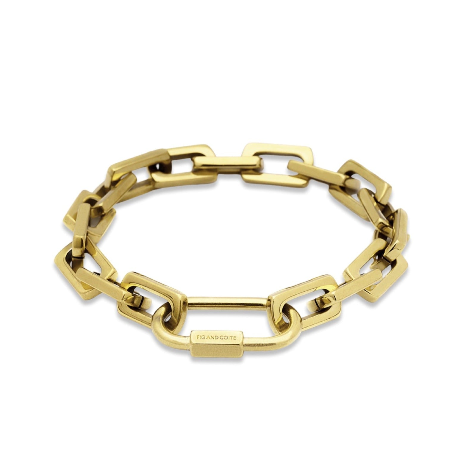 Christian Grey Gold Chain Link Bracelet